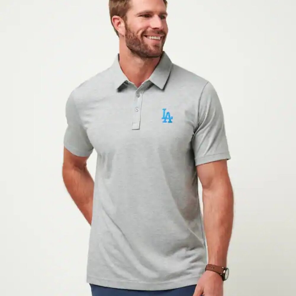 NWT LA Dodgers x TM golf polo shirt THE ZINNA travismathew small BRAND NEW